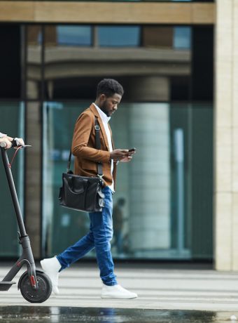 People Commuting in City